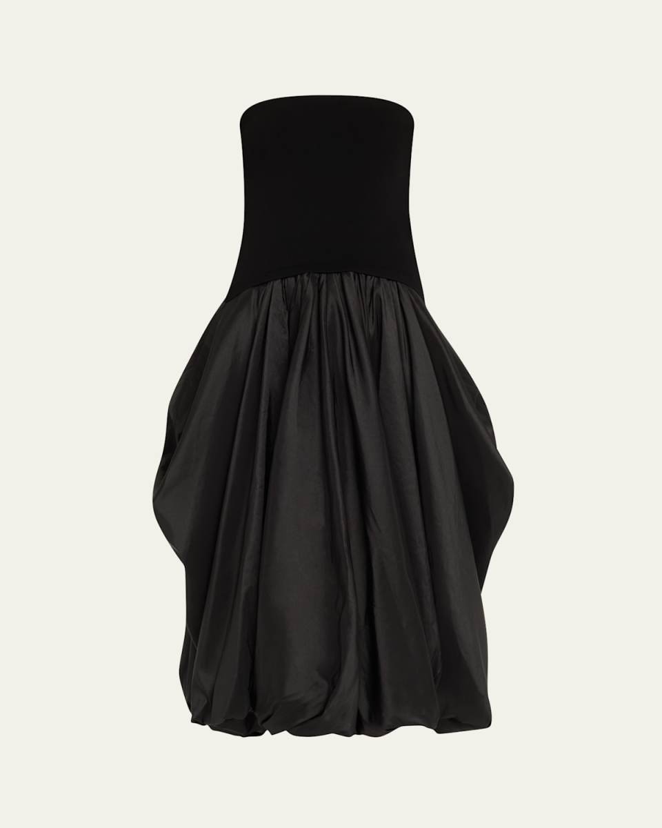 Izzy Strapless Midi Bubble Dress